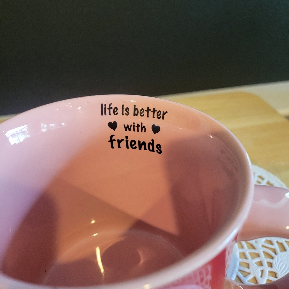 Peanuts Snoopy & Charlie Life is Better with Friends Soup/Coffee Mug - Picture 4 of 8